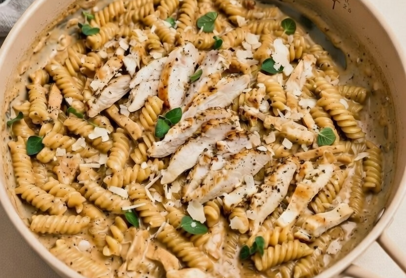 Buffalo Wild Wings Garlic Parmesan Chicken Pasta Crock Pot – Creamy & Easy Recipe